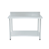 Large Square Stainless Steel Work Table with Flat Top Manufacturers