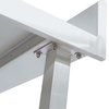 Large Square Stainless Steel Work Table with Flat Top Manufacturers