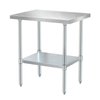 Welded Well Stainless Steel Work Table With Backsplash WT-EE-B12-60