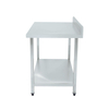 Large Square Stainless Steel Work Table with Flat Top Manufacturers