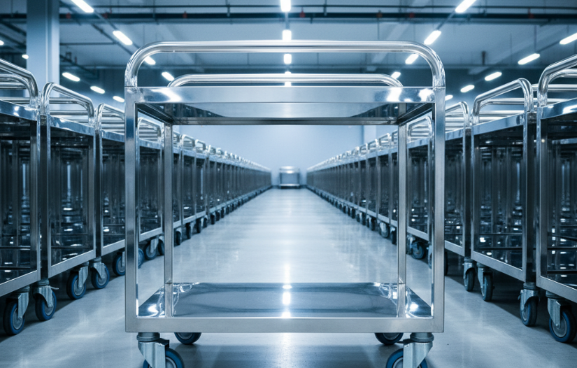 stainless steel trolley