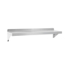 Commercial Structure Round Edge Stainless Steel Wall Mounted Shelf
