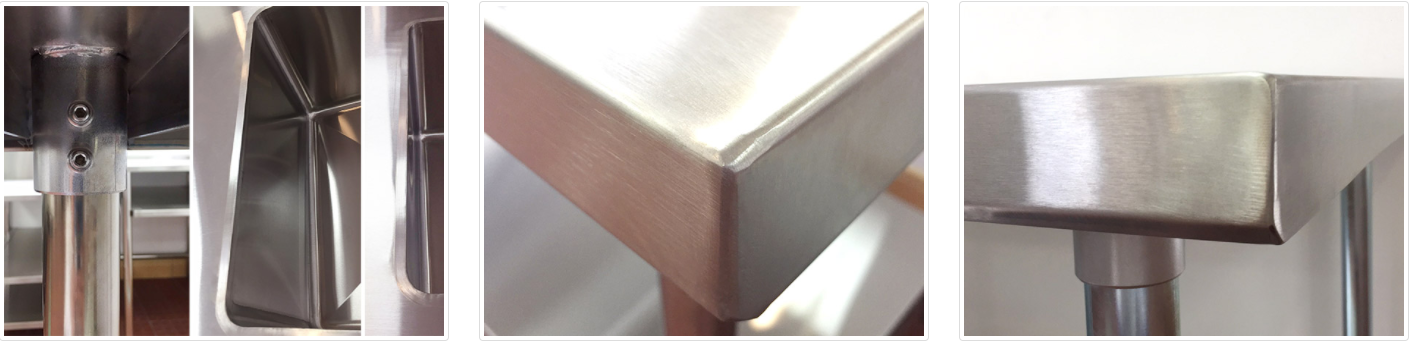 stainless steel sink tables