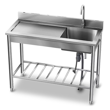 Stainless steel sink table.png