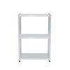 Kitchen Stainless Steel Plate 3 Tiers Rack Commercial Storage Square Tube Shelf