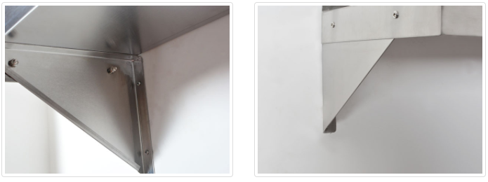 stainless steel wall shelf